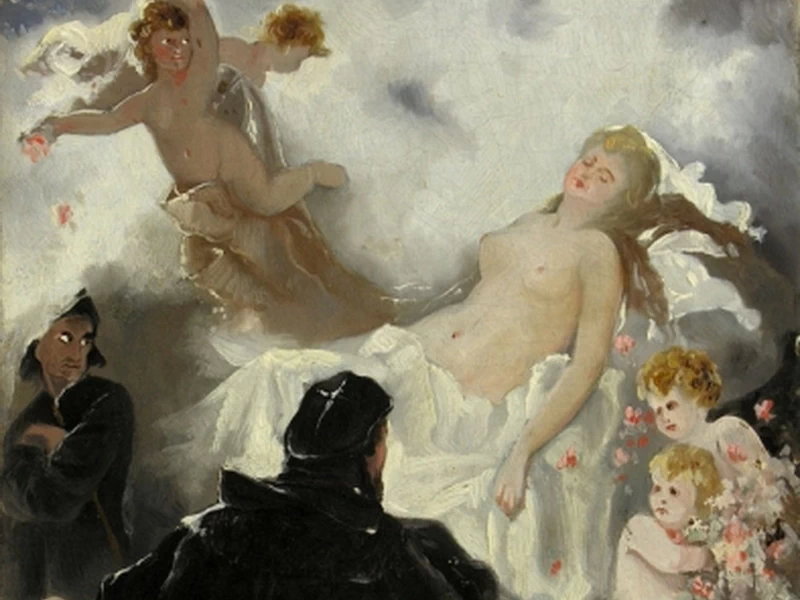 1839-Sándor Liezen-Mayer - Venere e Tannhäuser